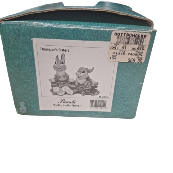 Walt Disney Classic Collection Thumper's Sisters "Hello, Hello, There!" Bambi... - Picture 8 of 10